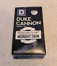 Duke Cannon Midnight Swim Scent Bar Soap 10 oz-Brand New- Free Shipping