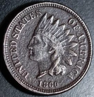 1860 INDIAN HEAD CENT - VF VERY FINE Details