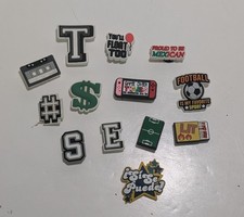 Variety 13 Piece Shoe Charms For Crocs Some Jibbitz Letters Phrases Etc