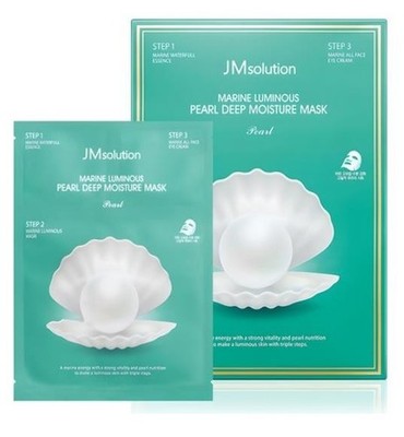JMsolution MARINE LUMINOUS PEARL DEEP MOISTURE Mask Sheet 27g X 10pcs K-BEAUTY
