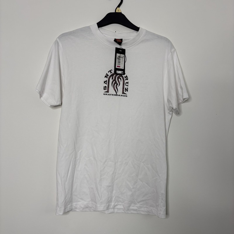 Whit Graphic Santa Cruz T-Shirt Size M New with Tags