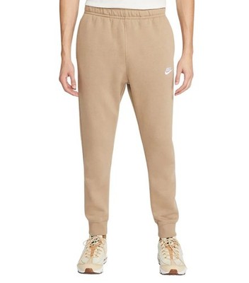 Nike Sportswear Club Fleece Joggers Pants Khaki White Mens Sz 2XL XXL BV2671-247