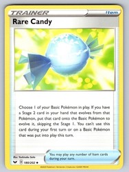 Rare Candy 180/202 Sword & Shield Base Set