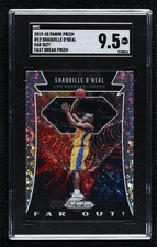 2019-20 Panini Prizm Far Out! Fast Break Shaquille O'Neal SGC 9.5 Mint+ HOF 01nl