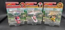 *SET OF 3* Hot Wheels Die-Cast Mario Kart Mario, Bowser, and Toad