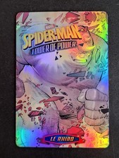 Le Rhino Carte Marvel 003 SpiderMan Tower of Power 2009 Français