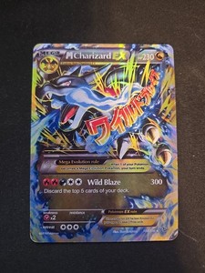 Mega M Charizard EX (X) (Secret Rare) XY 108/106 Flashfire Holo Pokemon LP-NM