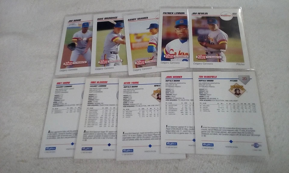 1992 Skybox AAA  Baseball 00-99 part. set  Pick cards that you may want/need. - Image 3 of 4