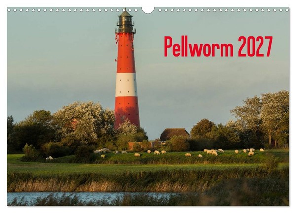 "Calendar 2027 · US Version · Pellworm 2027 (Wall Calendar 2027 17\" × 12\" Landsca"-image