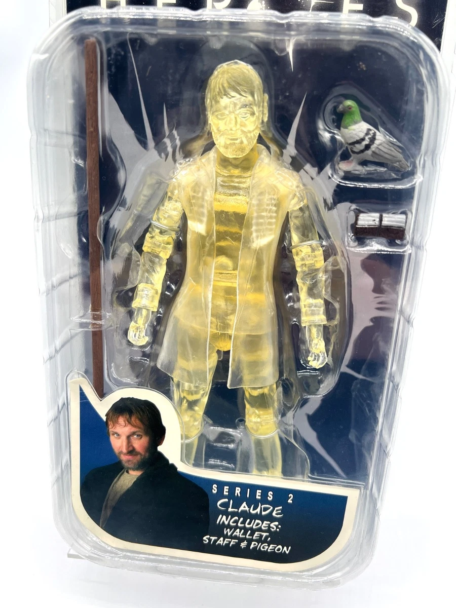 Invisible Claude Heroes Series 2 Mezco Toyz 2008 Action Figure with Wallet & Pig