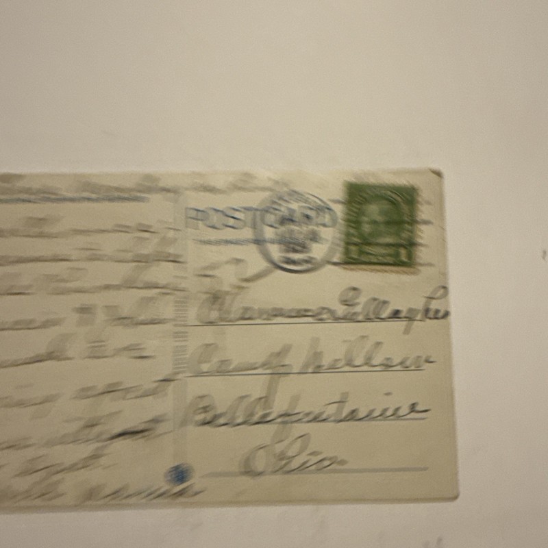 OHIO-Lakeside, Ottawa County (1881-1964) 1929 Cancel Creased