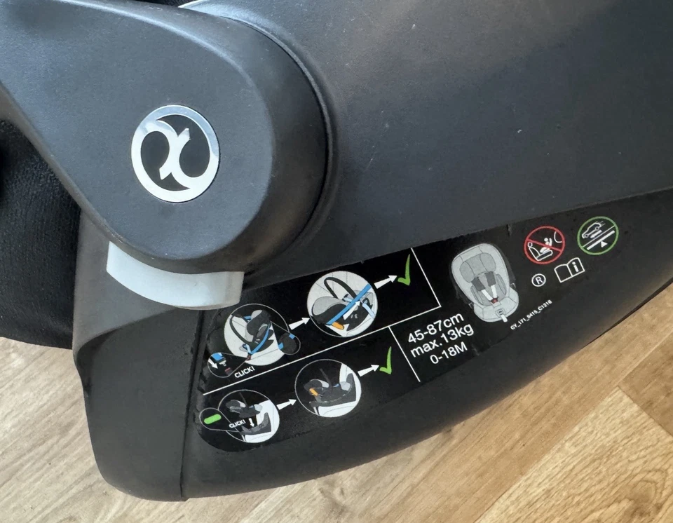 Cybex baby seat Cloud Z i-Size + with reclining function-deep black-black - Image 3 of 4