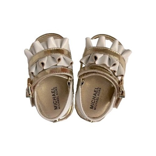 Michael Kors Baby Ping Infant girls "MK" sandals flats 6-9M, NIB