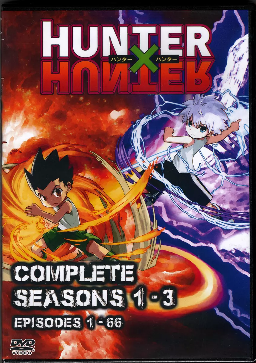 Hunter x Hunter Episodes 1 - 148 + 2 Movies English Dubbed on 15 DVDs  Complete