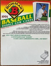 1991 Bowman Baseball Card Sale Sell Sheet #967-91 Fred McGriff