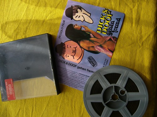 SUPER-8-FILM DICK UND DOOF GEHEN FREMD LAUREL + HARDY 60 METER SW TON PICCOLO - Bild 6 von 12