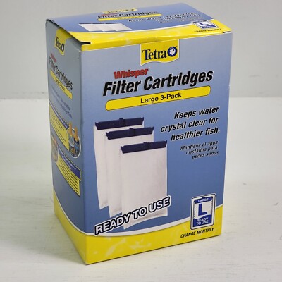 Tetra Whisper Large Fish Aquarium Filter Cartridge Ultra Activated Carbon 3-Pk