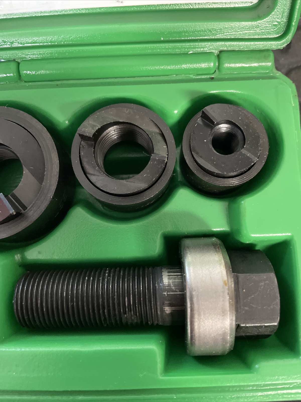 Greenlee Green Steel Slug Buster Knockout Punch Set 7235BB eBay