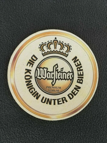 For lovers and collectors: beer mat "Warsteiner" 
