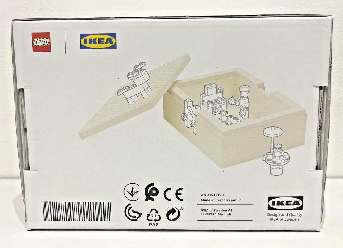 Lego Brick Caja Lego Ikea IKEA BYGGLEK LEGO® Boxes With Lid 17x6cm