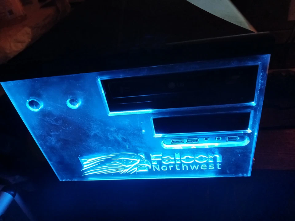 Falcon Northwest FragBox PC Gaming Case Black Aluminum MicroATX SilverStone 700W - Image 3 of 4