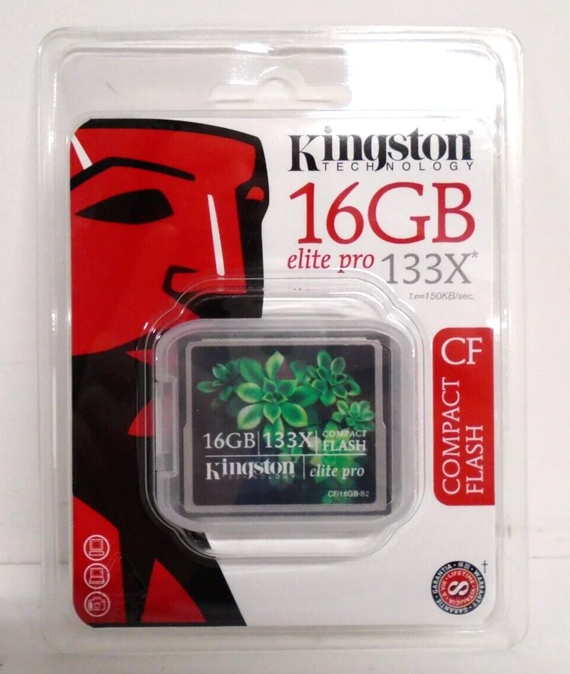 NEW SEALED Kingston 16 GB Elite Pro CompactFlash Memory Card | CF/16GB-S2 | 133X - Image 2 of 4