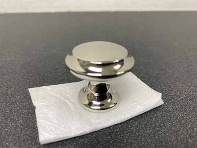Top Knobs Barrow Collection 1-1/4 Inch Mushroom Cabinet Knob, Polished Nickel