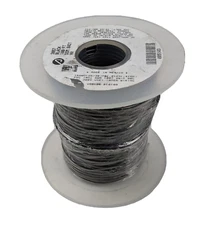100' Alpha 3057 BK005 16AWG Stranded Hook Up Wire Black PVC UL1007/1569 300V NEW