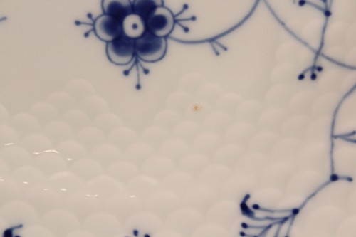 Vtg Bing & Grondahl #325 Porcelain Traditional Blue Lace 10" Dinner Plate x6 Set - Picture 12 of 16