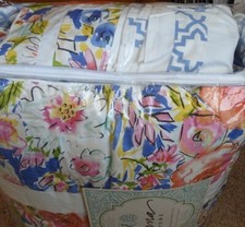 Floral Dena Twin Floral Comforter Set Large Flowers Cotton 240 Mrsp