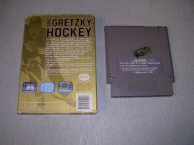 WAYNE GRETZKY HOCKEY (Classic Nintendo NES) Game & Box, No Manual b