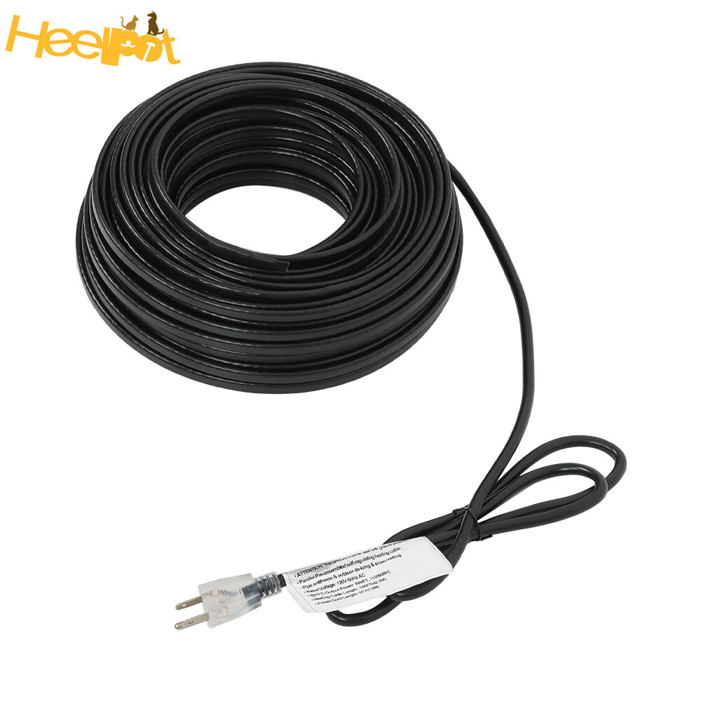 140 Feet Heat Tape Easy To Install 8W/FT 120V Heat Cable Roof Snow De-icing Kit