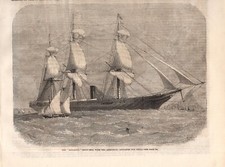 Stampa antica VELIERO INGLESE
