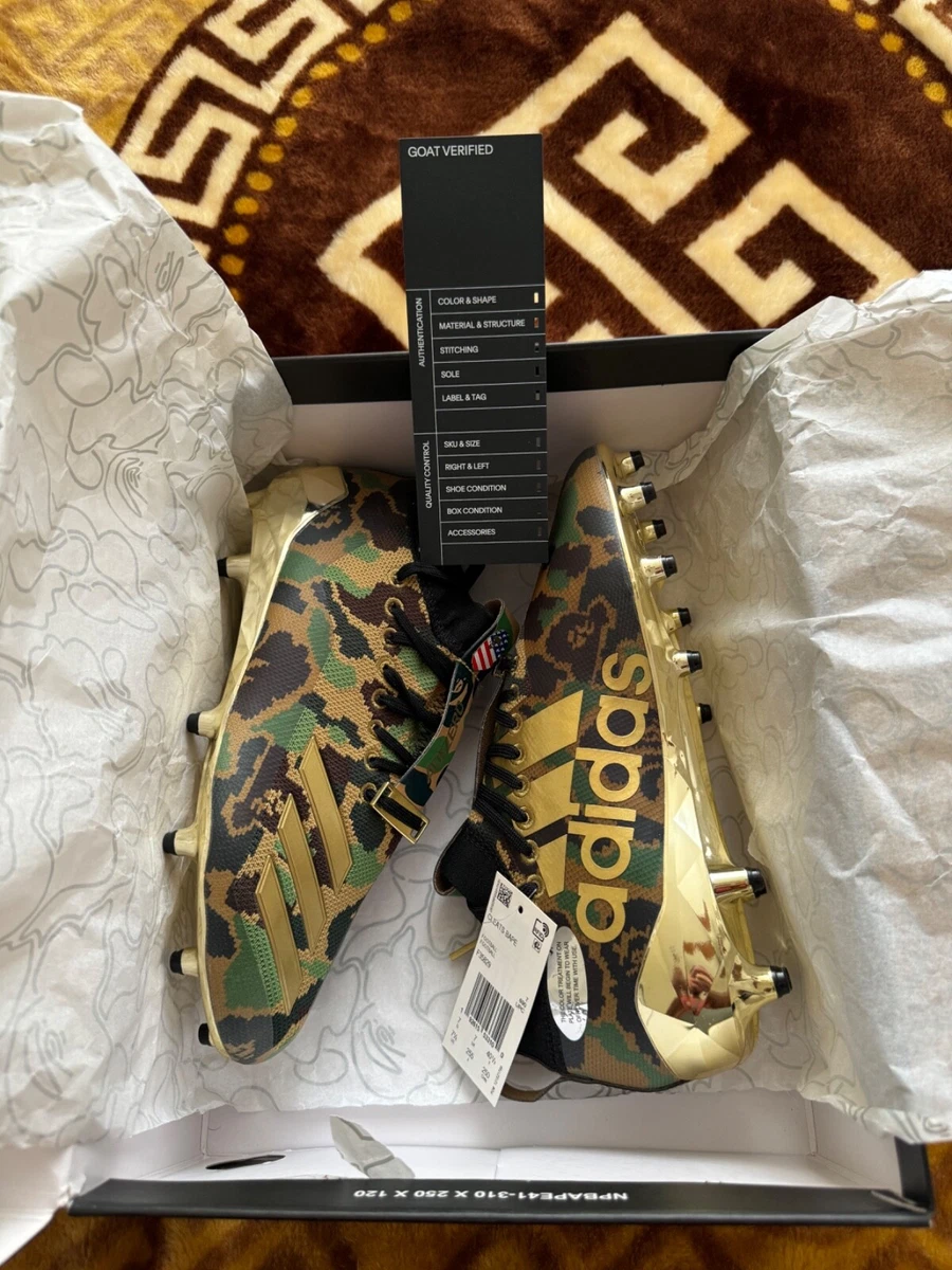 Preços baixos em adidas A Bathing Ape x Adizero Cleat Green Camo