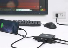 Manhattan Hub USB-C&trade; con funzione di ricarica Power Delivery 45W