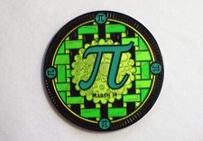 Pi Day - Radioactive Edition - New Unactivated Geocoin