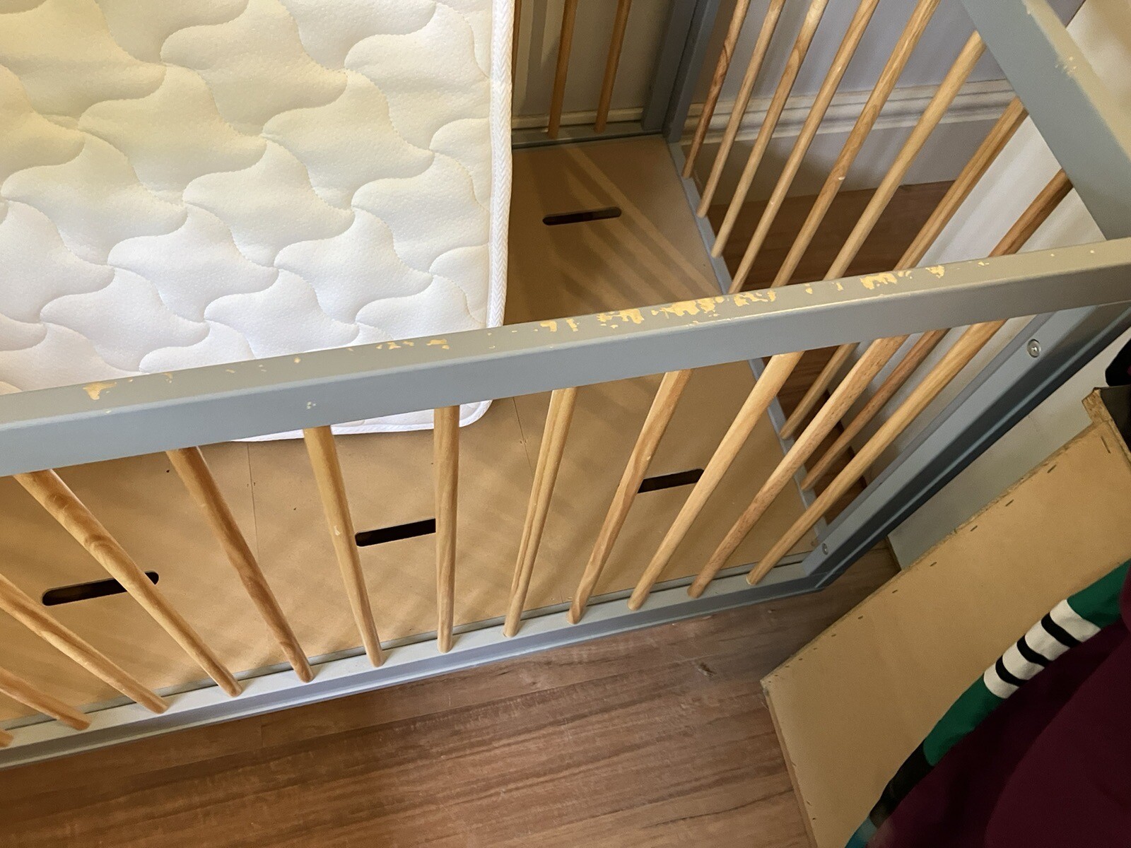 Baby Nursery Cot Bed / Toddler Bed * Converter Available* With