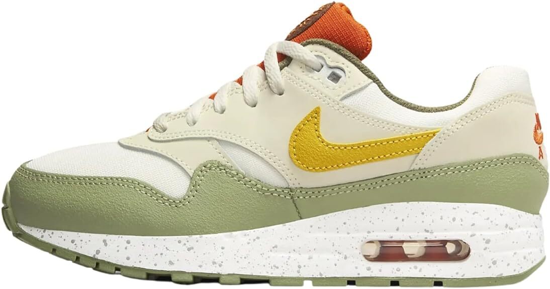 Кроссовки для больших детей Nike Air Max 1 SE Summit White/Vivid Sulphur (FV3646 171)
