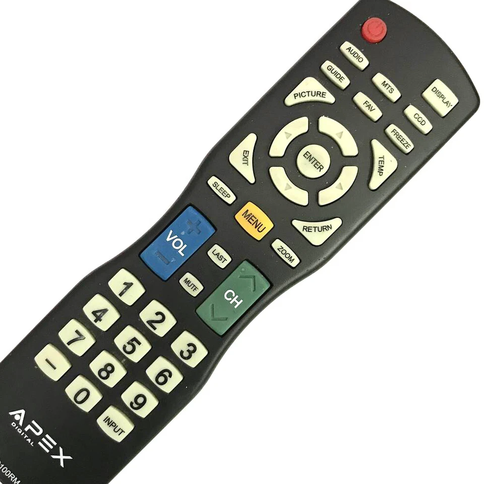 Used Original LD100RM For APEX TV Remote Control LD3249 LD3288 LD3288M VR4625 - Image 3 of 3