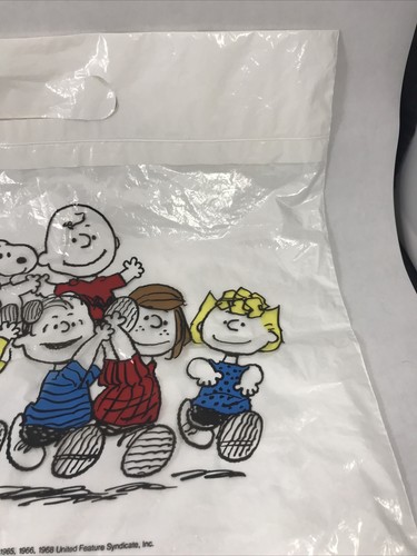 Borsa shopping Peanuts Met Life Insurance da collezione omaggio pubblicità Snoopy - Foto 4 di 12