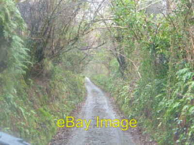 Photo 6x4 Narrow track down to Hessenford. This track had a sign stating  c2007