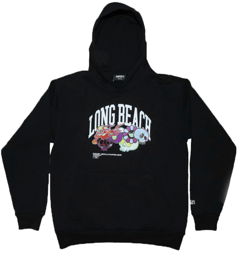 Takashi Murakami x Complexcon Skulls & Flower Wordmark Hoodie
