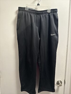 Nike Pants Womens Large Black Therma Fit All Time Training Drawstring  Drawcord
