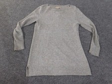loft sweater dress petite medium gray womens gray geometric stretch knit acrylic