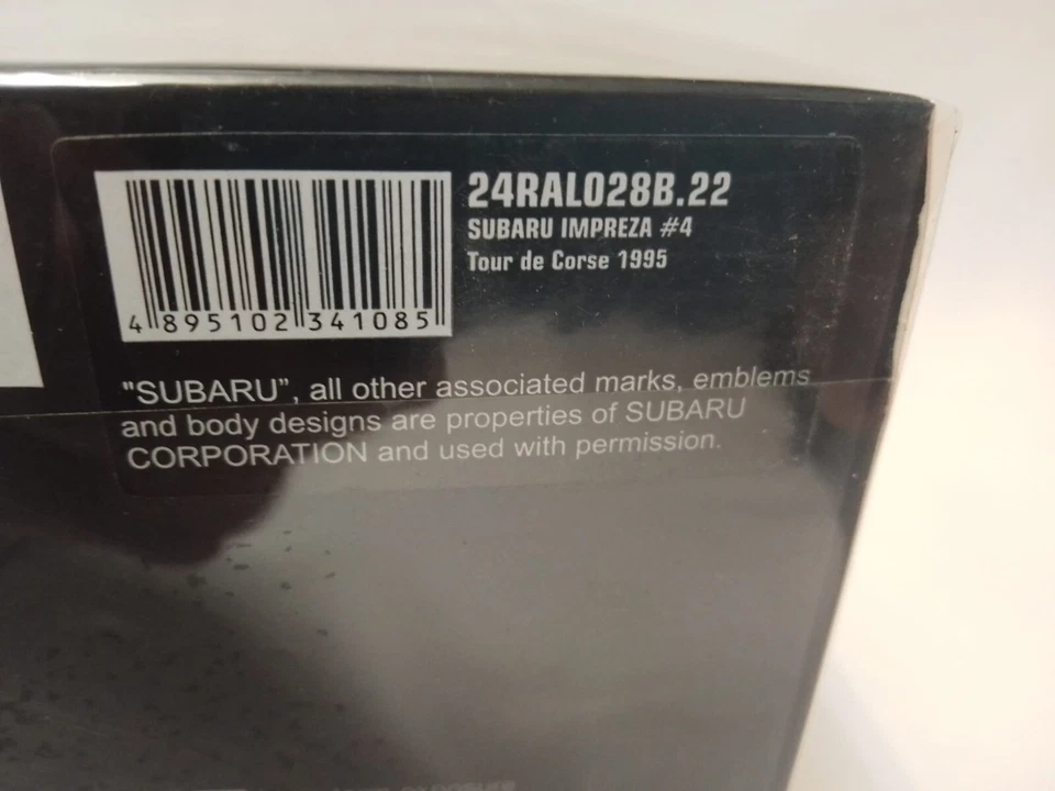 IXO Subaru Impreza 555 #4 McRae Rally Tour de Corse 1995 1/24 24RAL028B.22 - Immagine 3 di 3