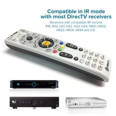 Télécommande Universelle DirecTV RC64/RC65/RC66 - Compatible Récepteurs H24, HR24, H25, Etc. - Neuve