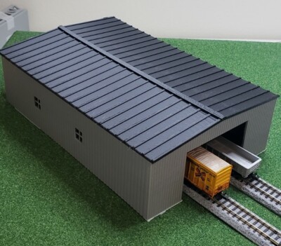 N Scale 1/160 3d Printed MEGA Warehouse Building BIG Pull Thru