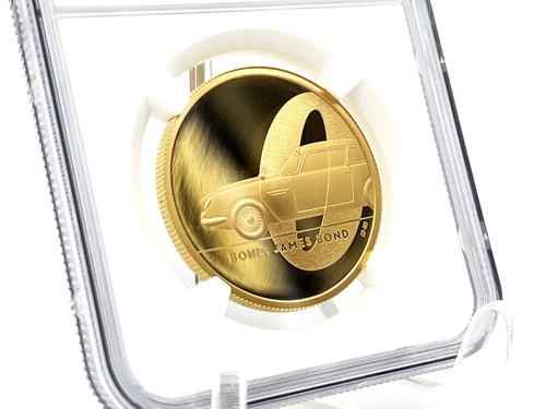 Great Britain 2020 100£ James Bond 007 1 oz Gold Coin  Aston Martin DB5 NGC PF70