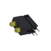 DVDD211 Led Im GehäUse Gelb 3 Mm Anz.Dioden: 2 20Ma Linse: Diffus,Gelb SIGNAL-