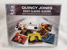 QUINCY JONES 8 Classic Albums 4 CD Jazz Double Jewel Case SEALED Fast Free Ship